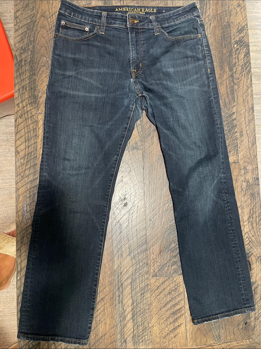 American Eagle Outfitters Men's Indigo Straight Jeans